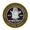 Image 1 : .999 Fine Silver Sam's Town Las Vegas $10 Casino Limted Edition Gaming Token