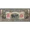 Image 1 : 1901 $10 Bison Legal Tender U.S. Currency Note