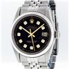 Image 1 : Rolex Mens Stainless Steel Diamond Datejust Wristwatch