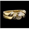 Image 1 : 14KT Yellow Gold 0.75ctw Diamond Wedding Ring Set