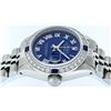 Image 2 : Rolex Ladies Stainless Steel Sapphire and Diamond Datejust Wristwatch