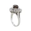 Image 3 : 14KT White Gold 3.22ctw Fancy Brown Heart Shaped Diamond Ring