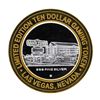 Image 1 : .999 Fine Silver Sam's Town Las Vegas $10 Casino Limted Edition Gaming Token
