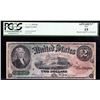 Image 1 : 1869 $2 Legal Tender Rainbow Note PCGS F15 Apparent