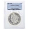 Image 1 : 1892-CC $1 Morgan Silver Dollar Coin PCGS MS63PL