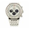 Image 1 : Men's Breitling Navitimer Heritage Stainless Steel Wristwatch with Silver Dial