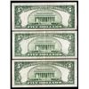 Image 2 : Lot of (3) 1934D $5 Silver Certificate Notes