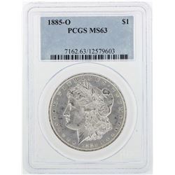 1885-O $1 Morgan Silver Dollar Coin PCGS MS63