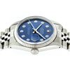 Image 7 : Rolex Mens Stainless Steel Diamond Datejust Wristwatch