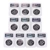 Image 2 : Set of (10) 2012 Lydian Mint .999 Silver 1 Troy Ounce Coins NGC Certified