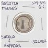 Image 1 : 379-371 BC Boeotia Thebes Shield and Amphora Silver Coin