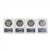 Image 2 : Set of (4) 1990-1993 $1 American Silver Eagle Coins NGC MS69