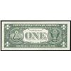 Image 2 : 1969 $1 Federal Reserve Note ERROR Partial Offset