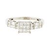 Image 2 : 14KT White Gold 1.00ctw Diamond Ring