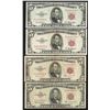 Image 1 : Lot of (4) 1953/A/B/C $5 Legal Tender Notes