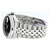 Image 9 : Rolex Mens Stainless Steel Sapphire and Diamond Datejust Wristwatch