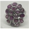 Image 1 : #17-STERLING SILVER RUBY RING
