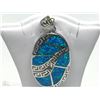 Image 1 : #26-STERLING SILVER OPALITE PENDANT