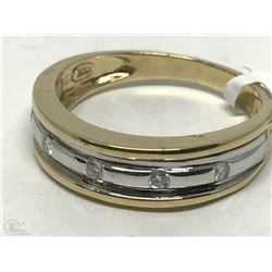#33-10K GOLD DIAMOND(0.12CT) RING