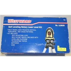 NEW WESTWARD SELF LEVELING ROTARY LASER LEVEL KIT