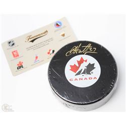 57) DOUGIE HAMILTON SIGNED PUCK WITH COA