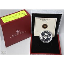 16) RCM 2013 $15 FINE SILVER COIN - YEAR OF THE
