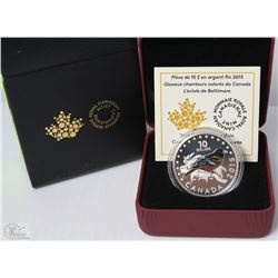48) RCM 2015 $10 FINE SILVER COIN-BALTIMORE