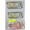 Image 1 : SHEET OF 3 CANADIAN COLLECTIBLE BILLS -