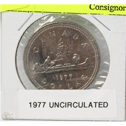 1977 CANADIAN ONE DOLLAR COIN