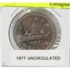 Image 1 : 1977 CANADIAN ONE DOLLAR COIN
