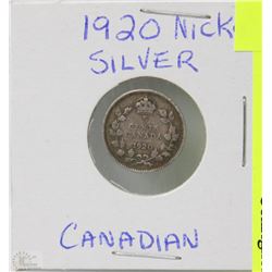 1920 CANADIAN SILVER NICKEL