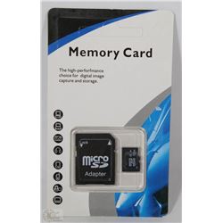 NEW 32GB MICRO SD CARD WITH ADAPTOR