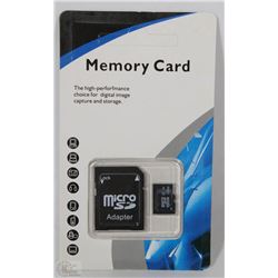 NEW 32GB MICRO SD CARD WITH ADAPTOR