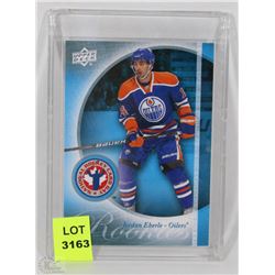 UPPER DECK JORDAN EBERLE ROOKIE CARD IN CASE