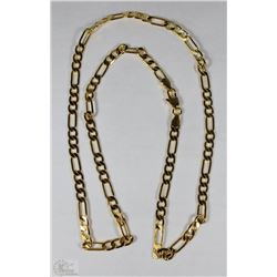 NEW 22" GOLD PLATED CHAIN
