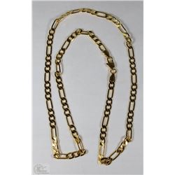 NEW 22" GOLD PLATED CHAIN
