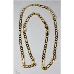 NEW 22" GOLD PLATED CHAIN