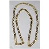 Image 1 : NEW 22" GOLD PLATED CHAIN
