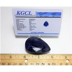 NATURAL PEAR SHAPED SAPPHIRE