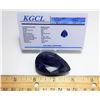 Image 1 : NATURAL PEAR SHAPED SAPPHIRE