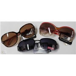 BAG OF THREE NEW LADIES DESIGNER SUNGLASSES