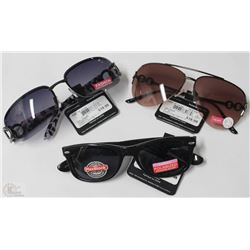 BAG OF THREE NEW LADIES DESIGNER SUNGLASSES