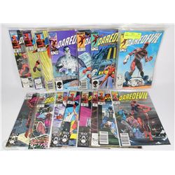 19 VINTAGE MANUAL DAREDEVIL COMICS