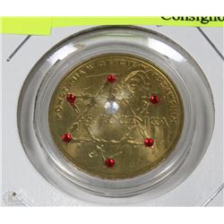 POLISH-JUDE SWAROVSKI 2 ZLOTY COIN