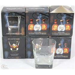 6 NEW DON JULIO TEQUILA  DRINK GLASSES