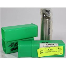 2 JACOBS MANUFACTURE 641 DRILL SLEEVES