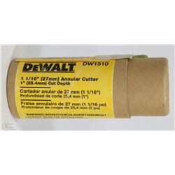 DEWALT 1-1/16" ANNULAR CUTTER