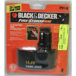 SEALED BLACK & DECKER 14.4V BATTERY PS140