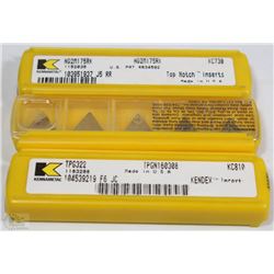 3 PACKAGES KENNAMETAL KENDEX INSERTS