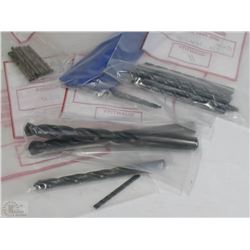 LOT OF ASSORTED DRILL BITS